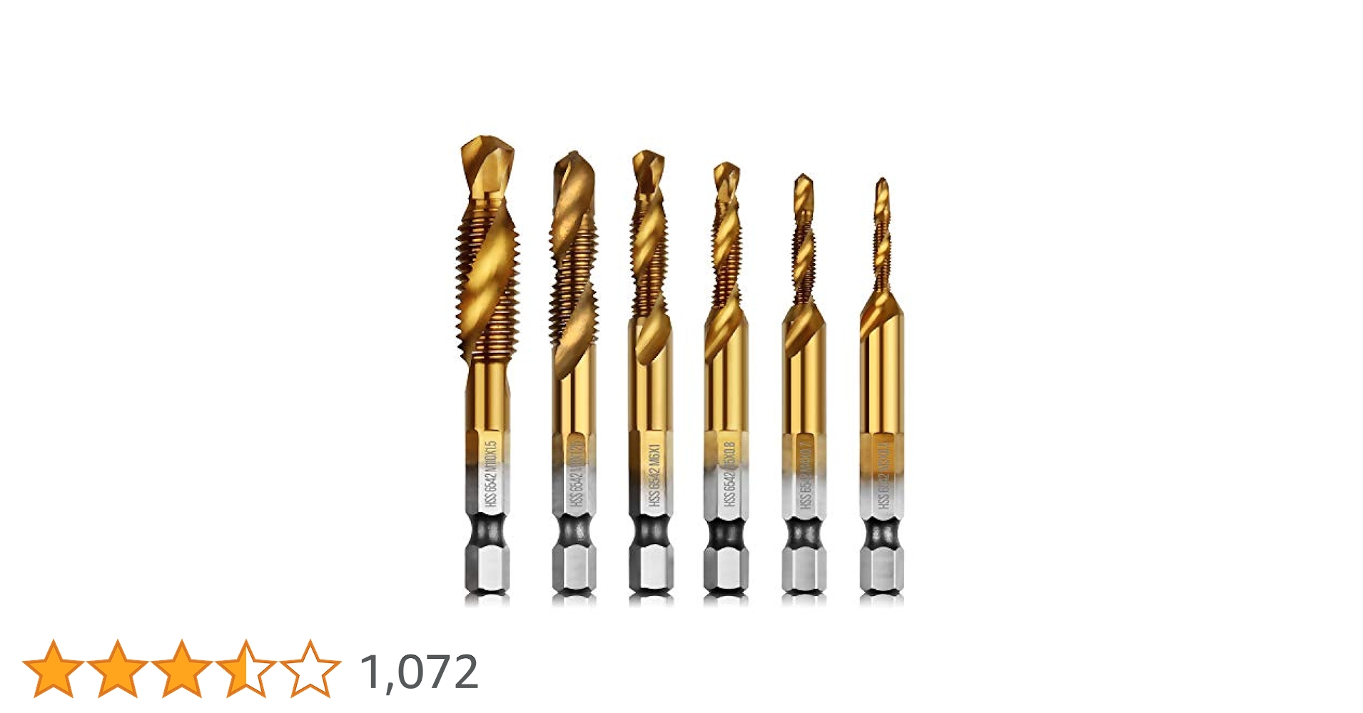Amazon.co.jp: タップ スパイラル HSS 6542高速度鋼タップドリル