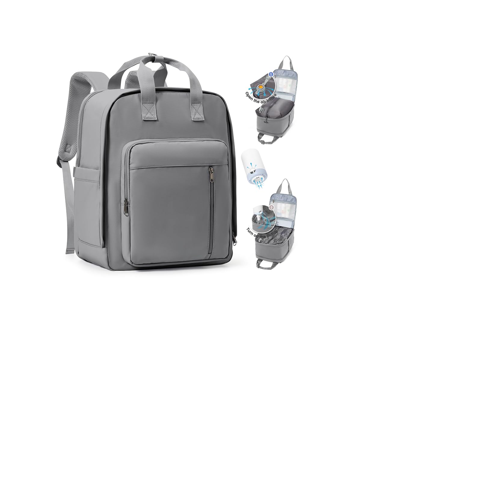 SZLX Zaino Ryanair 40x30x20 Sottovuoto Zaino da Viaggio 40x20x25 Bagaglio a Mano 40x30x20 Wizzair Donna Uomo Borsa da Cabina per Easyjet 45x36x20 Adatto a Laptop da 14 Pollici Impermeabile per Lavoro