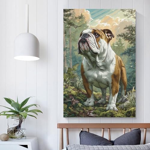 Cuadros modernos impresiones de lienzo de perro tierno para llenar de alegría tu hogar 5