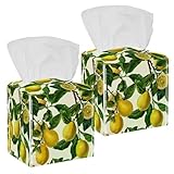 Paquete de 2 fundas para caja de pañuelos, coche