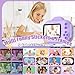 Kids Camera Toys, Instant Print Camera for Kids, Toddler Cameras for Girls Boys,1080P HD Digital Cameras, Portable Travel Toys for Girls 4 5 6 7 8 9 10 Year Old with SD Card (Purple)