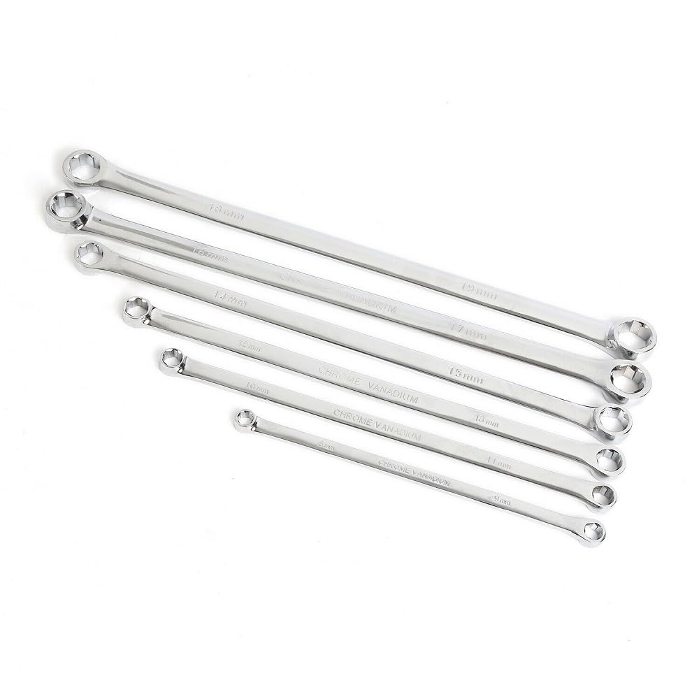 6PC Extra Long Box End Wrench Set Metric Durable Aviation Spanner CRV 8-19mm NEW
