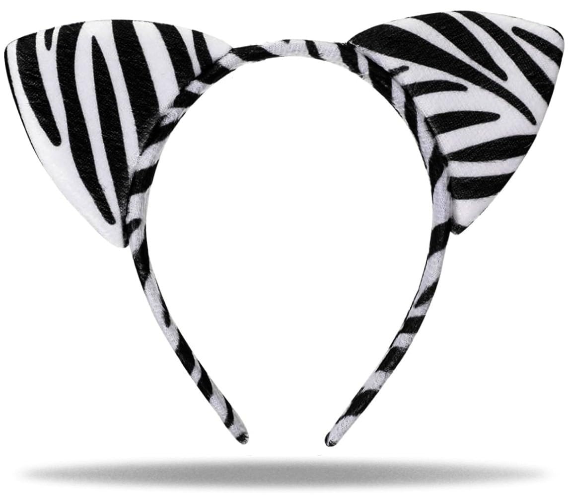 Balinco Eenhoorn Haarband, Gouden Hoofdband Haarband met Oren, Haarband met Bloemen voor Halloween, JGA, Carnaval, Pride, Festivals