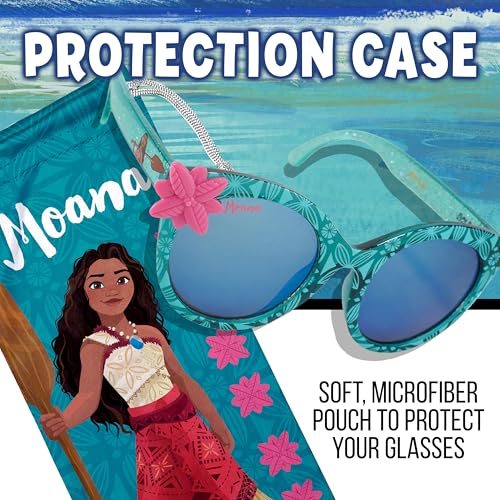 Sun-Staches Moana Kids Stylish & Comfortable UV-Protective Sunglasses With Soft Carrying Case4