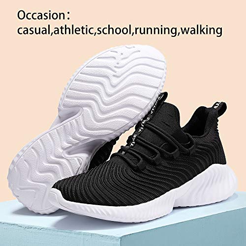 Image of VITUOFLY Boys Girls Sneakers Kids Mesh Lightweight Running Tennis Shoes