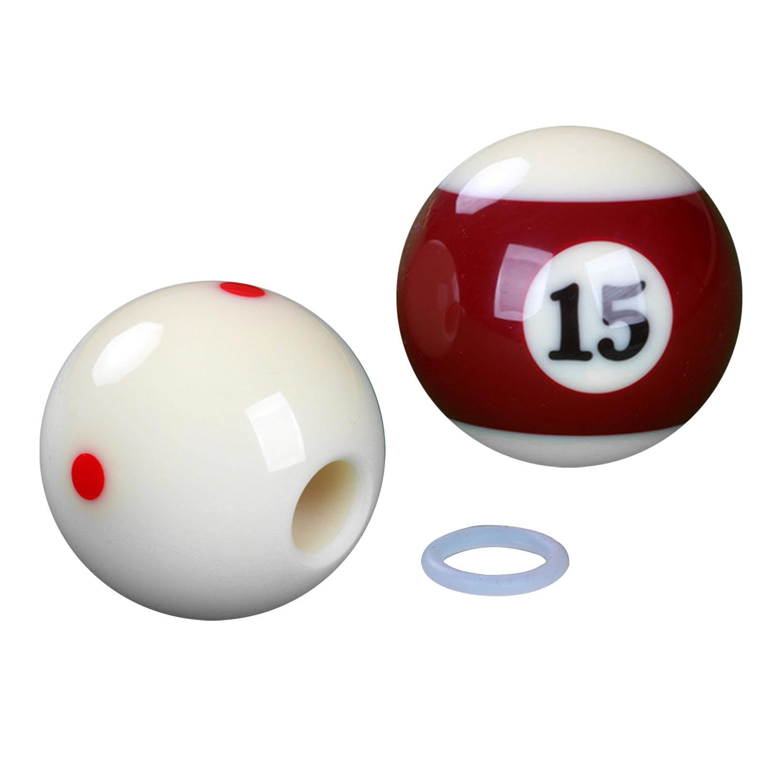ビリヤードの球です Amazon | ビリヤードキューボール 穴付き ビリヤードストローク