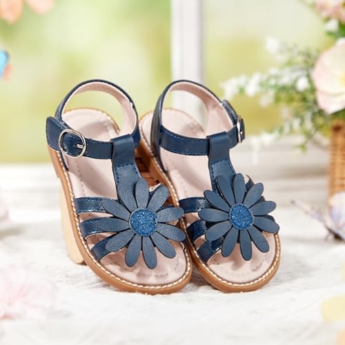 Image of Kiderence Toddler Girls Sandals Little Girls Kids Summer Shoes Toddler Sandals