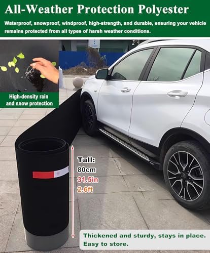 Winter RV Skirting - Waterproof & Snowproof Trailer Covers for 24-100 ft Mobile Homes & Fifth Wheels (3.2m/10.5ft) - Durable Insulation & Weather Protection