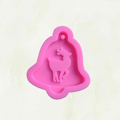 Miniatura 4 de Happyyami Moldes de silicona para pasteles de Navidad, moldes de caramelo de chocolate, moldes para hornear de Navidad, moldes de cera para derretir