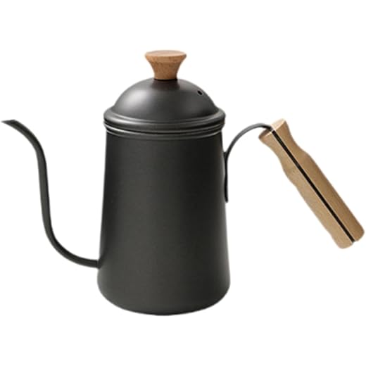 TRENDYNEST Hand Brewing Coffee Kettle Lightweight 650Ml Tea Pot for Home Outdoor Indoor Black | Kitchen, Dining & Bar | Small Kitchen Appliances | Coffee & Tea Makers