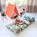 Kid's Floor Pillow Bed Cover - Use as Nap Mat, Portable Toddler Bed or inflatable air mattress alternative for Sleepovers, Travel, Napping, or as a Lounger for Reading, Playing. Cover Only!