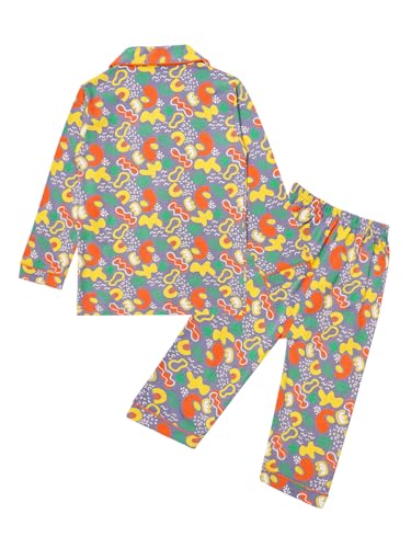 Image of CLAP Kids Cotton Printed Full Sleeves Night Suit