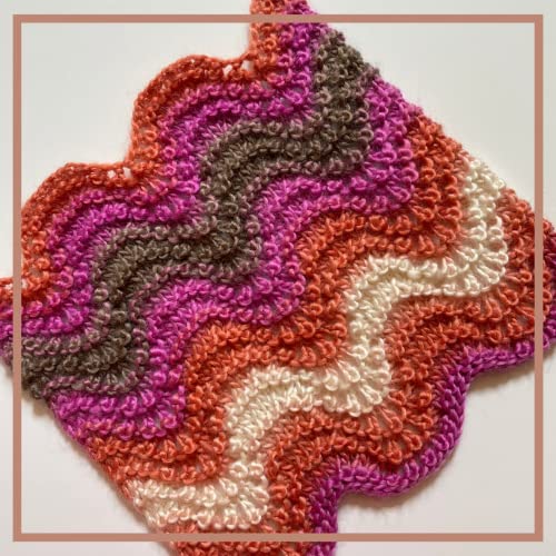 Image of Wool Wonders Yarn for Crocheting, 4-Pack (640Yds / 400G), Free Patterns - Wool Yarn for Knitting - Aran /Heavy #4 Medium Worsted Weight - Pink Retro