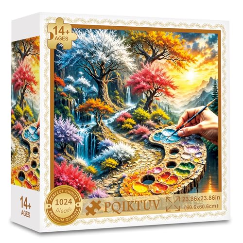 PQIKTUV 1024 Piece Jigsaw Puzzle for Adults, - image 1