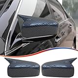 MUXEE Side Mirror Cover, for Honda Accord 2003 2004 2005 2006 2007 2PCS Turn Signal housing Cover car Accessories-Carbon Fiber.(NOT Fit Coupe Model)