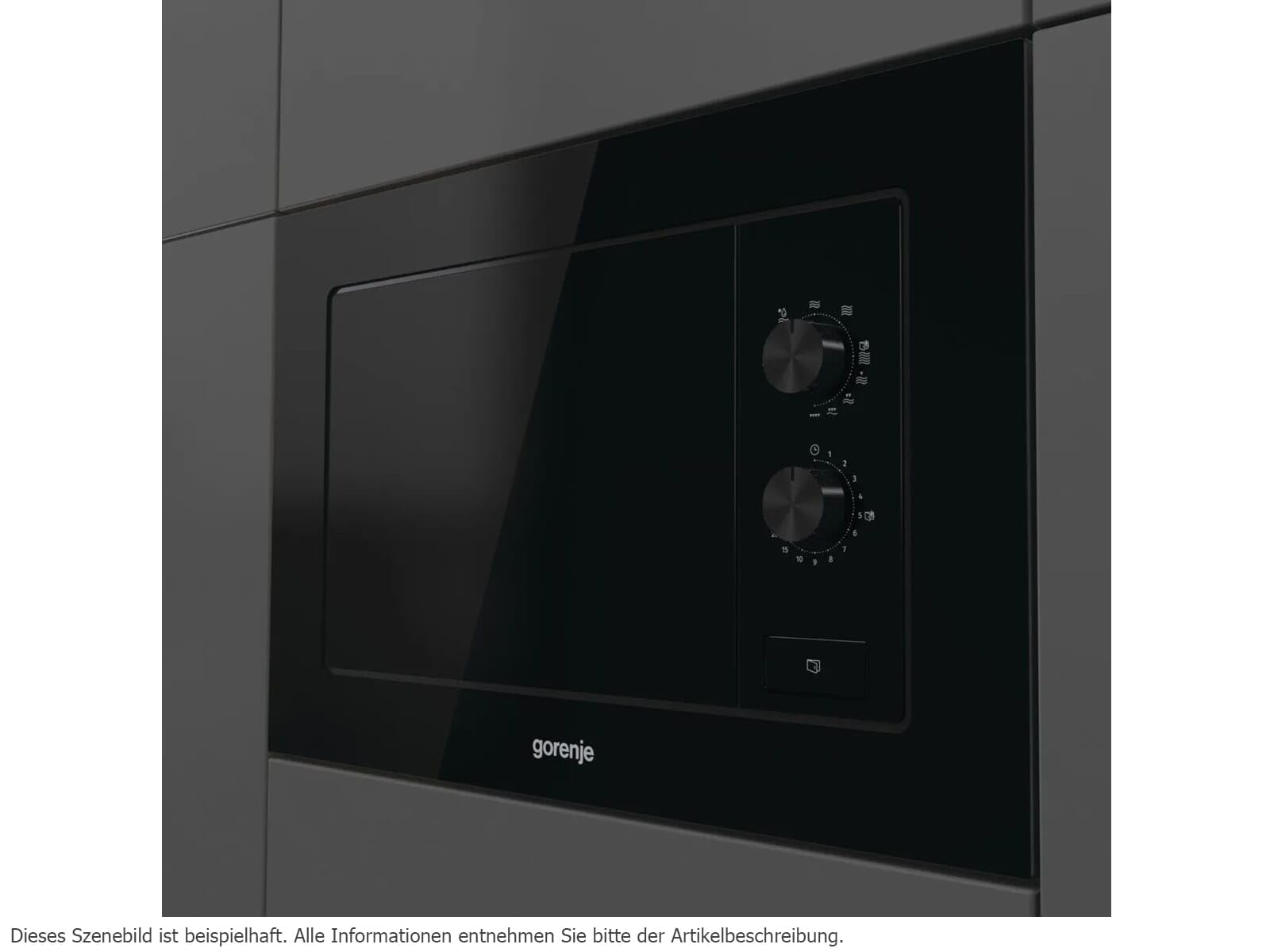 Gorenje BM171EG1B - 743445 Einbau-Mikrowelle mit Grill Schwarz