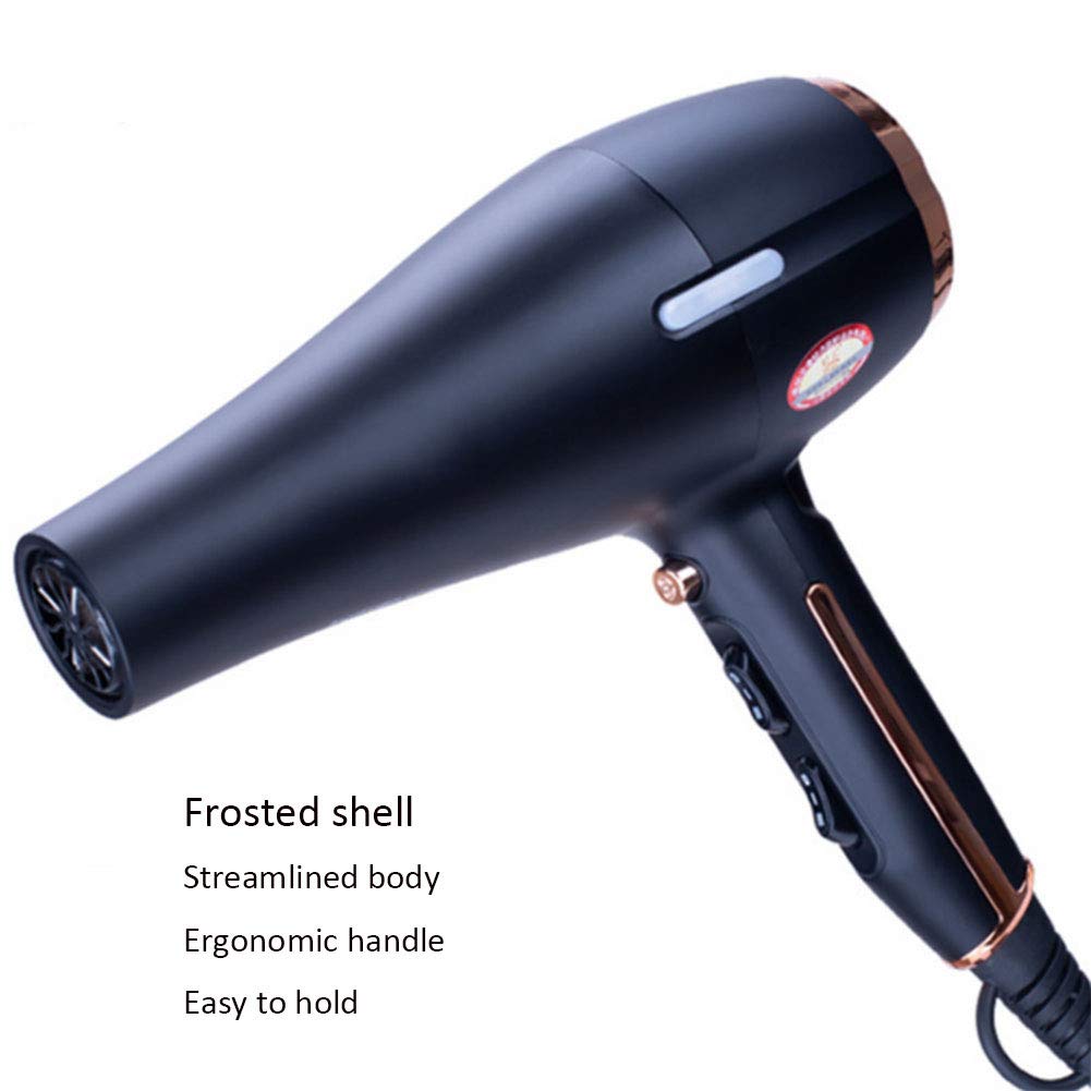 ZBQ hair dryer high power 1600W home hair salon hot and cold air multi-function low noise hair dryer