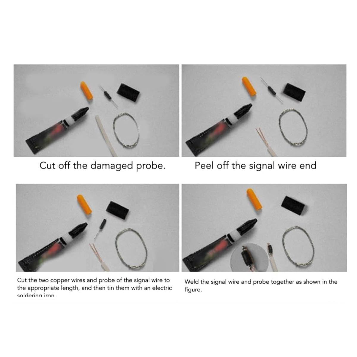 Localizador de Tuberías de Agua, Escáner de Bloqueo de Tuberías de 30M Detector de Tuberias PVC Metal con Sonda Impermeable