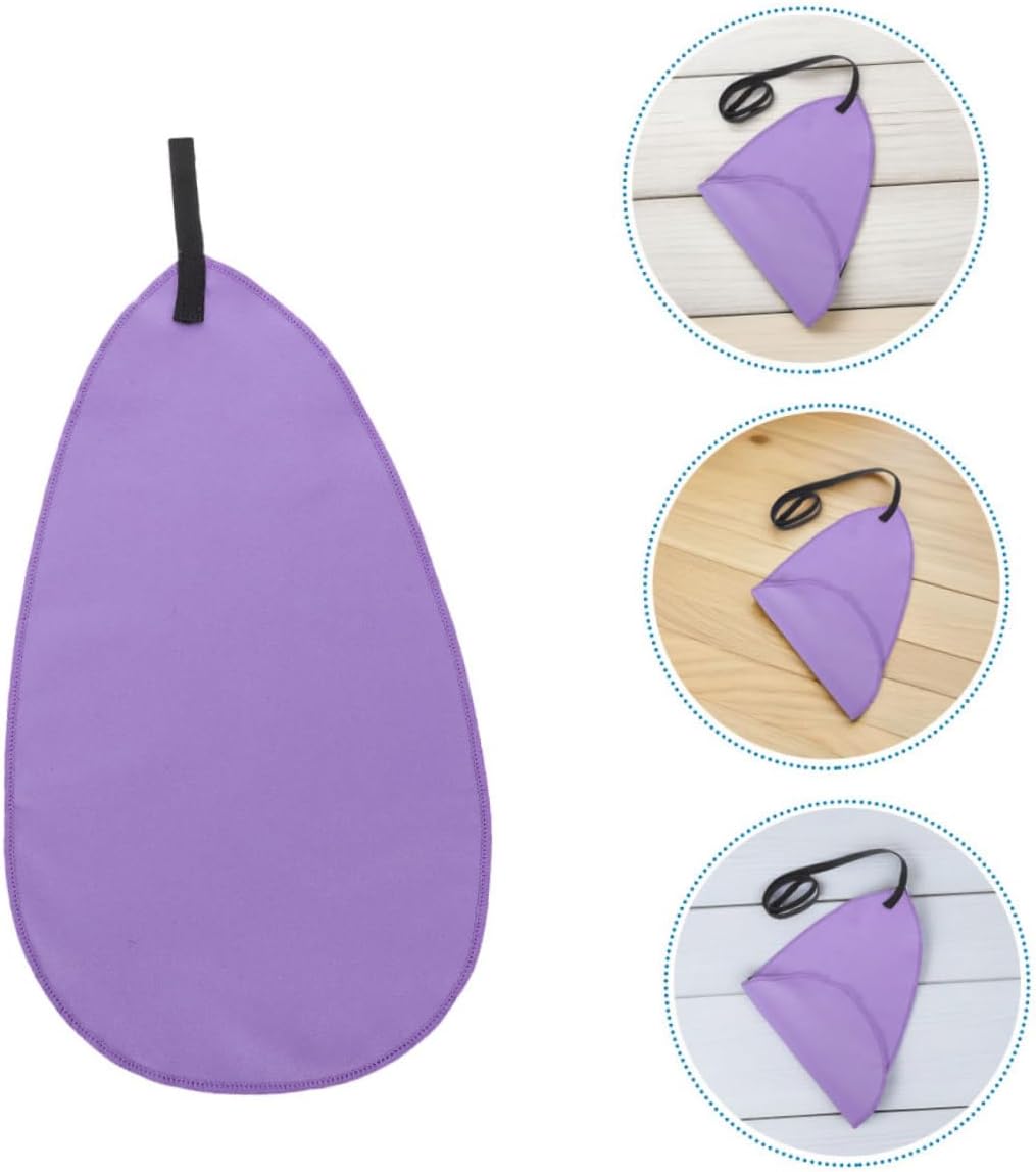 Microfiber Clarinet Cleaning Cloth for Saxophone, Reusable Purple