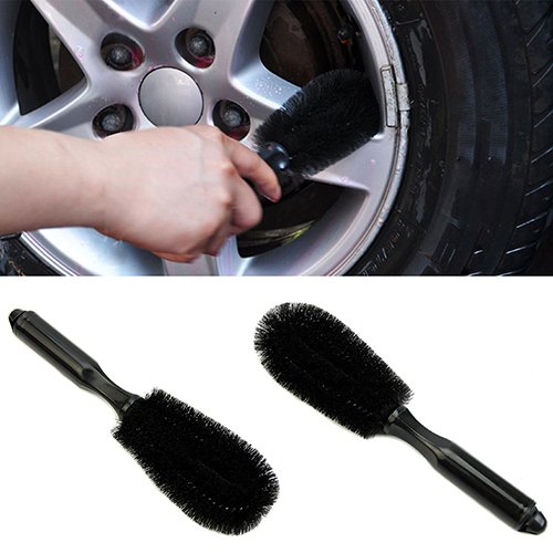 interjunzhan Useful Brush Washing Cleaning Tool Cleaner for Car Vehicle Motorcycle Wheel Hub Tire Rim Scrub (1pcs)