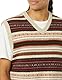 Amazon Essentials Herren Sweatshirt-Weste Aus Lammwolle (Früher Goodthreads), Haferbeige Meliert Norweger, M Tall