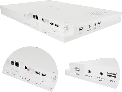 Miniatura 5 de SYLVOX TV de cocina, TV debajo del gabinete de 15.6 pulgadas, televisión para cocina, Smart TV integrado Google Play, soporte WiFi Bluetooth, TV