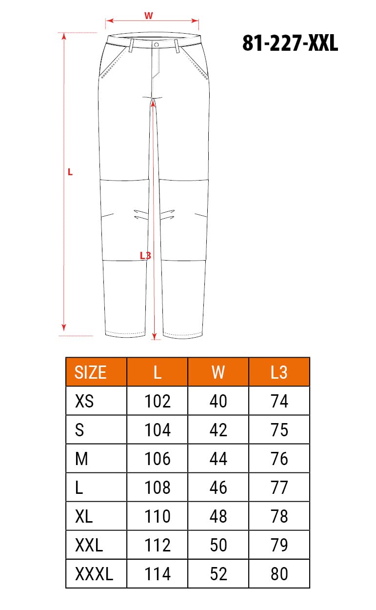 NEO TOOLS Pantaloni da Lavoro Cargo Uomo