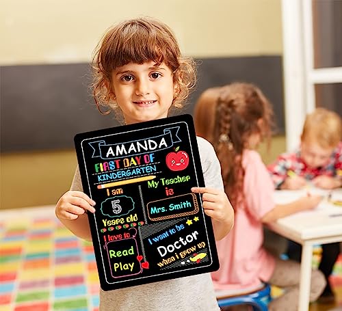 Waahomefirstandlastdayofschoolboard9x12firstdayofschoolsigndoublesidedmy1stdayofkindergartenpreschoolchalkboardsignforkidsgirlsboysbacktoschoolphotopropsupplies Urban Country Home Decor Waahome first and last day of school board 9x12 first day of school sign double sided my 1st day of kindergarten preschool chalkboard sign for kids girls boys back to school photo prop supplies urban country home decor
