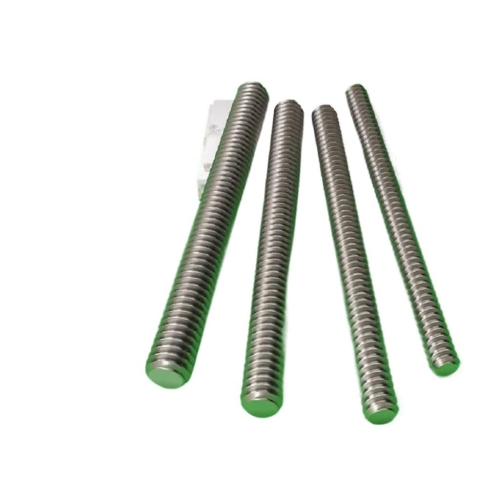 Espárragos de barra de titanio puro - Espárragos de barra roscada métrica for proyectos industriales/de bricolaje, sujetadores ligeros de alta resistencia(10pcs,M5x1000mm)