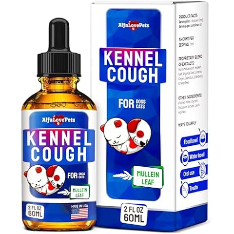 Kennel Cough Treatment ✿ Dog Cough Treatment ✿ Сat Сough ✿ Dog Cough Medicine Dietary Supplement ✿ Kennel Cough Treatment at Home for Dogs & Cats ✿ for Pets with Love ✿ 2 Oz Cover