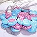 Yaomiao 30 Pieces Team Girl boy Button Pins Gender Reveal Button Pins Baby Shower Pink blue Button Pin for Party Favors Gender Reveal Party game Supplies, 1.5 Inches