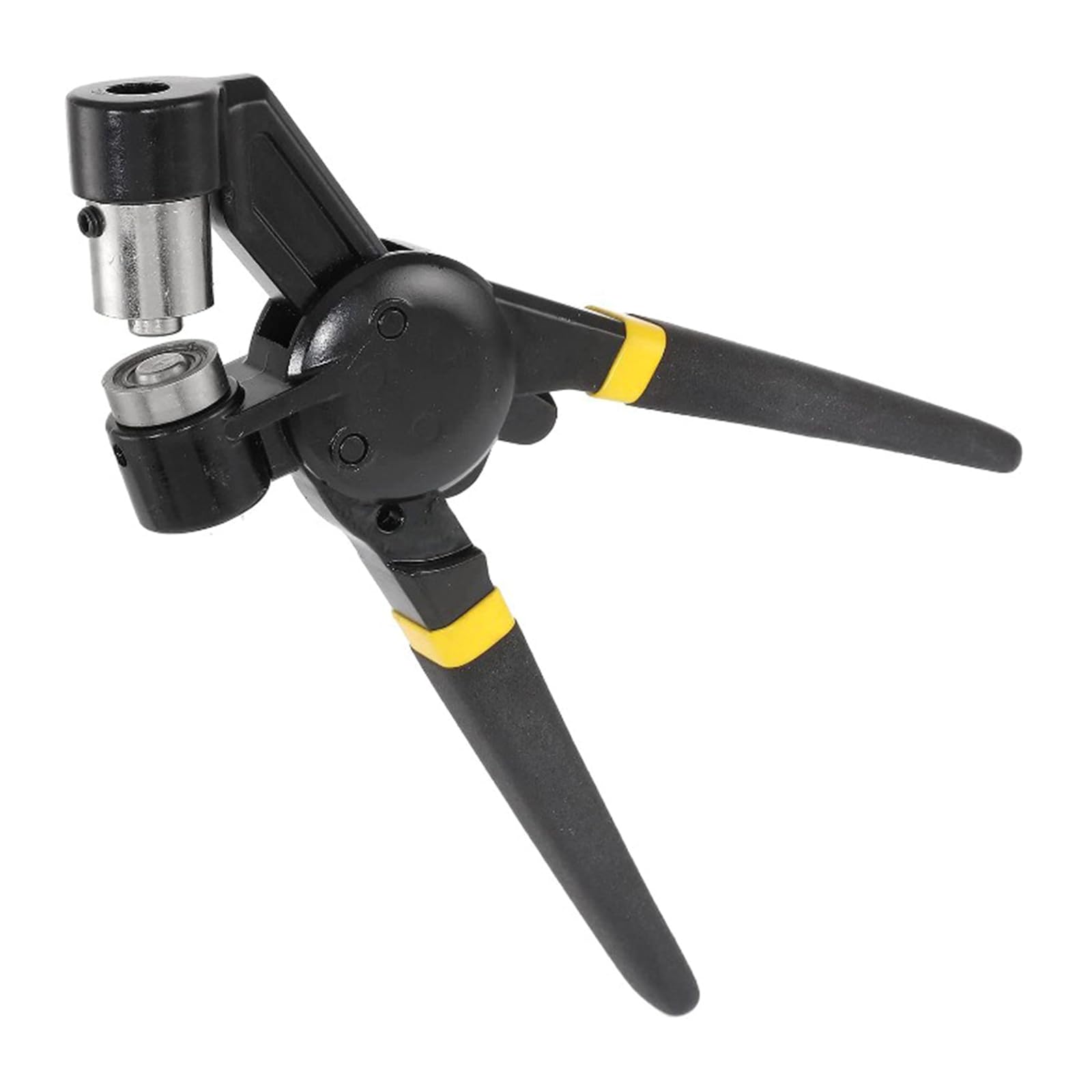 Tsophreniq Black Grommet Eyelet Pliers Tool Kits Fabric Leather Hole Eyelets Grommets Punching Pliers For Fabric Leather Belt Shoes Clothes Metal Grommet Kits