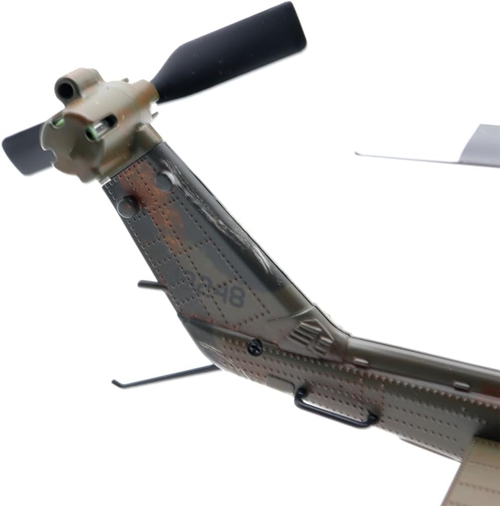 RC ERA C032 RC Military Helicopter, 1/48 Scale 2.4G 6CH UH-1 Huey Remote Control Aircraft Model with 6-Axis Gyroscope Stabilized, Altitude Hold & Optical Flow for Adults - 1Battery