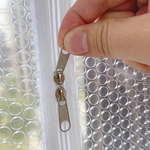 Cortina con aislamiento térmico ventanas kit antifrío resistente viento 4