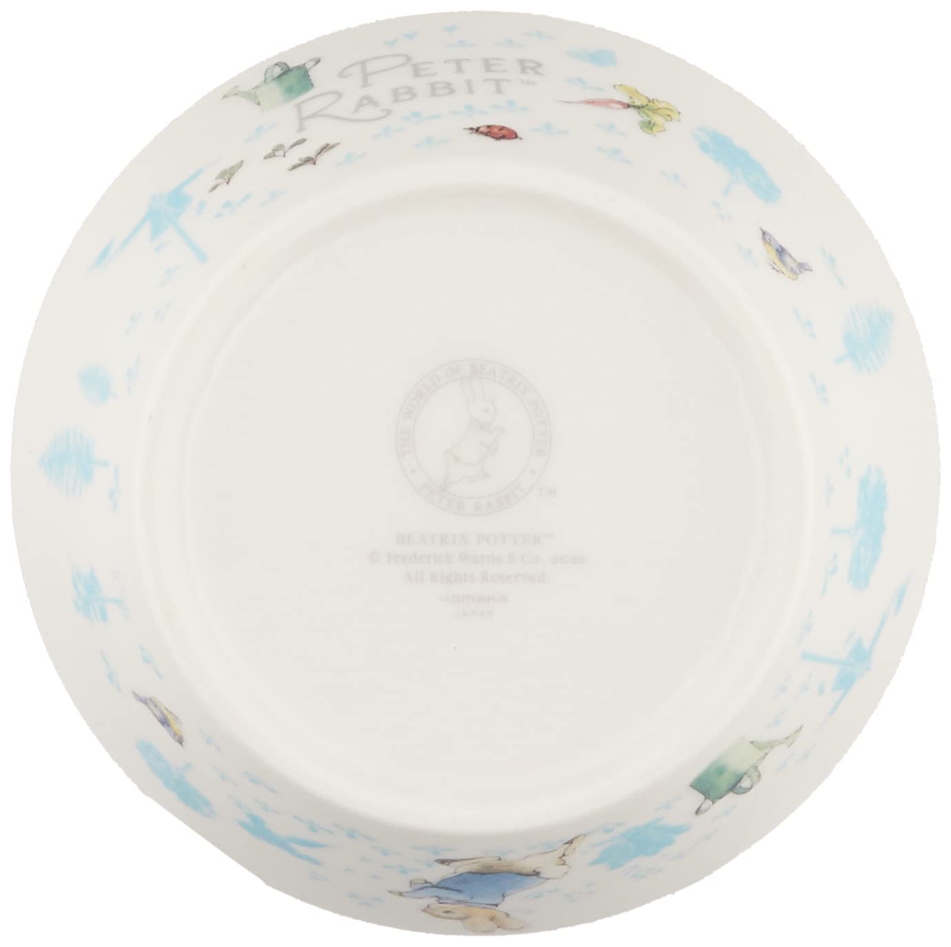 Amazon.co.jp: Peter Rabbit Bowl Dish Plate Approx. 13cm Microwave
