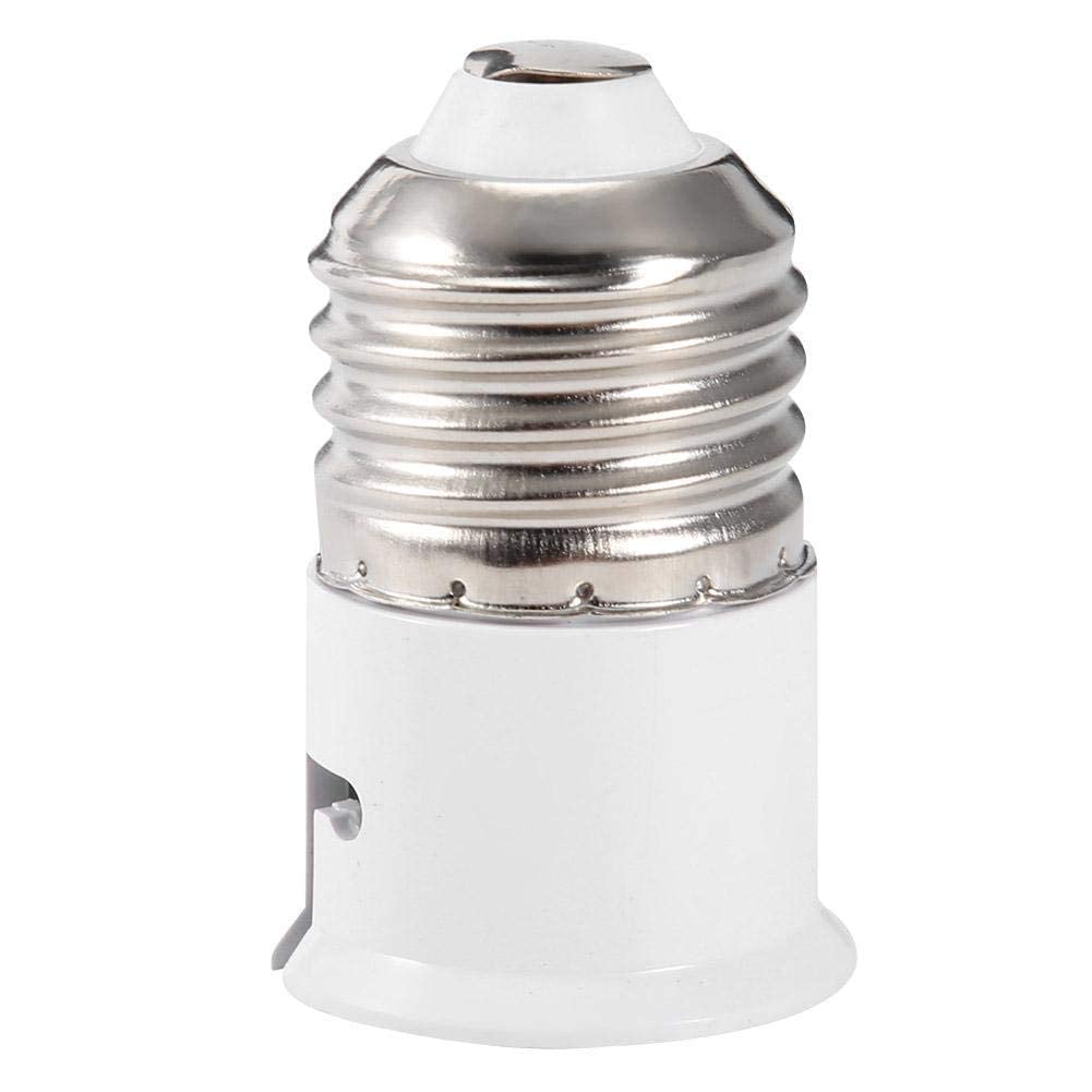 ZOREZA E27 to B22 Lamp Holder Adapter, 5 Pack, Plastic, Modern Compact Style, Heat Resistant, Indoor Use, Decoration-image-1
