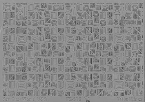 FlexiStamps Texture Sheets Tribal Lines - 1 Pc.
