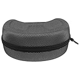 Ipetboom Reißverschluss Skibrillenetui Mittlere Größe Eva Hartschalenkoffer Stoßfestes Sportbrillenetui mit Innenpolsterung Wasserabweisend Universelle Aufbewahrung für Ski Snowboard und