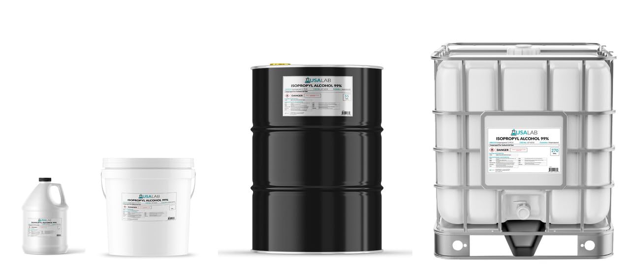 USA LAB Isopropyl Alcohol 99% Concentrate 1 Gallon - USAlab