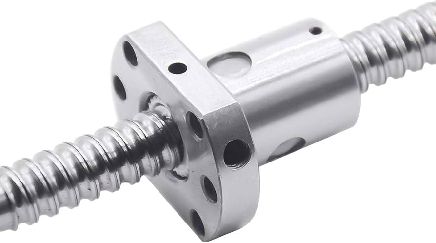 Amazon | CNC SFU1204 200mm長 軸端末処理されないボールねじとボール