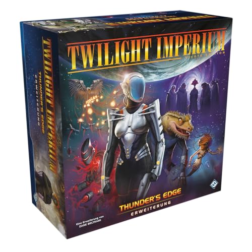 Asmodee, Twilight Imperium 4. Edition – Thunder's Edge, Erweiterung, Fantasy Flight Game, Expertenspiel, 3-8 Spieler, 14+ Jahre, 240-480 Minuten, Deutsch