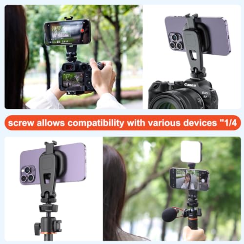 Image of Universal Magnetic Mobile Phone Holder - 360 Rotation, Strong Magnet, 1 /4 inch Interface Tripod Mount Stand for Video Recording, Photography & Vlogging (Mobile Magsafe Bracket K815)