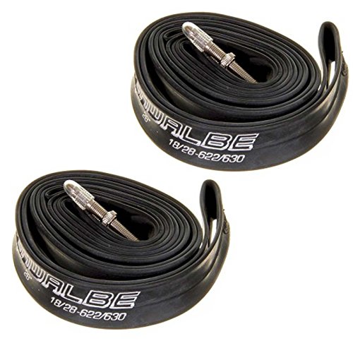 SCHWALBE 700 x 18-28c Road Bike Inner Tubes - Presta 40mm Long Valve (Pair)