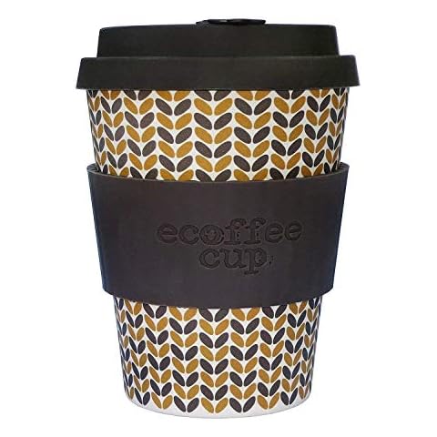 3XThreadneedle with Dark Brown Silicone 12oz, Reusable and Friendly Takeaway Cover