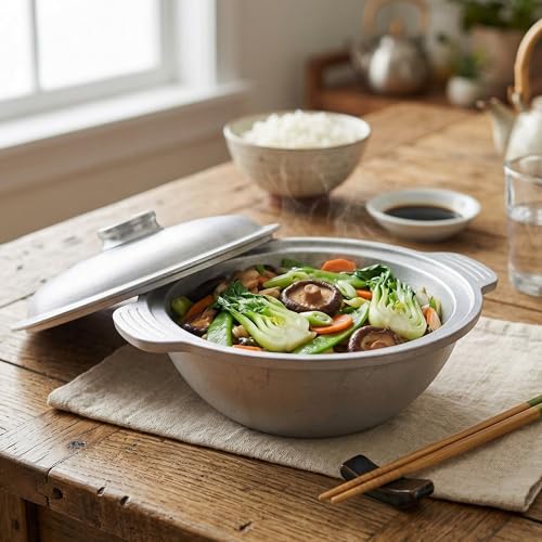 Wok de aluminio con tapa TrueCraftware 6 pulgadas miniatura 2
