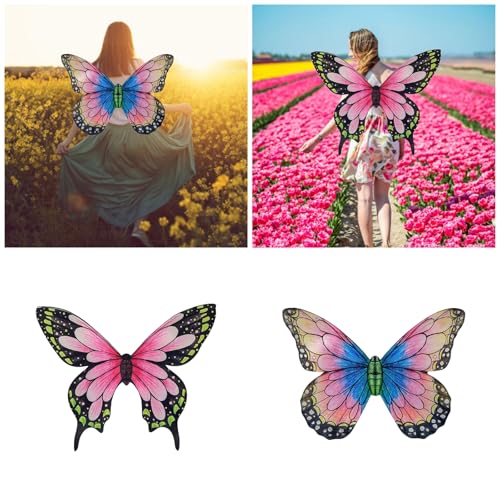 Ailes de papillon cosplay pour un costume confortable de fée - 2
