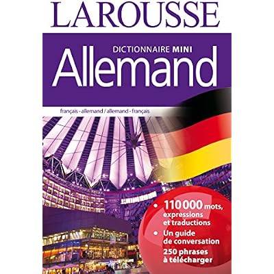 Dictionnaire mini allemand: Fran&ccedil;ais/Allemand Allemand/Fran&ccedil;ais