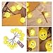 Produktbild 1,2m/2,5m LED Lichterkette Kaiki Smiley Form Ball Lampe String Kinderzimmer Dekoration Urlaub Lichter