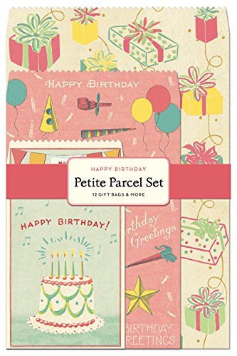 Cavallini & Co. Happy Birthday Petite Parcel Wrapping Set