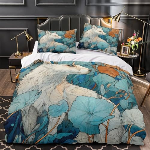 Parure de lit renard 3D pour une chambre nature et cocooning - 2